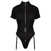 COTTELLI Costumes - Body polizia, taglia S, colore: Nero
