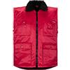 Planam 339044 Gletscher Gilet pilota, Rosso, 343064