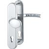 Hoppe 3894193 sicurezza della maniglia Tokyo OE di Norma distanza 88 mm, per porte dello spessore di 67 72 mm senza nucleo ANTISCASSO, classe 3, in alluminio anodizzato argento, 1 pezzi