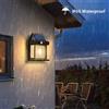 SOLAR WALL LAMP Lampada Solare LED Sensore Movimento PIR IP65 Esterno Giardino 3 Modalità