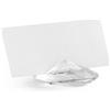 PartyDeco Conf. 10 Segnaposto Diamante Trasparente, ca. 4 cm VXLM