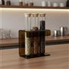 Espositore per Chicchi di Caffè Stile Laboratorio per Banco Bar, Caffetteria