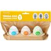 TENGA Egg Standard Pack (Confezione da 3) | Egg Wavy, Starry e Cubic | L'Originale Uovo Masturbatore Maschile - Pronto all'Uso | Masturbatore Tascabile Ultra Elasticizzato