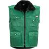 Planam 'Planam piloti gilet ghiacciaio, taglia L, verde, 342052