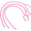 3 Pcs Tubo Di Ricambio Per Stetoscopio Prolunga Dello Connettore Flessibile