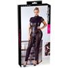 Cottelli CURVES Jumpsuit with Net-27304481041 Nero L