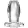 Bondage Masters Plug anale in silicone cavo tunnel Plug trasparente