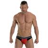 Mister B URBAN Manhattan Jockstrap, Tanga Uomo, Rosso/Nero