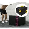 Attrezzo per esercizi di salto con box pliometrico 3 in 1 per allenamento di