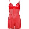 COTTELLI Collezione Cottelli 80B / vestito da tira media roja