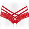 FASHION SECRET Fashion segreto Tanga Rosso aperto Sottile Pizzo/Incrocio di ornements Taglia Unica