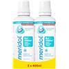 meridol collutorio 2 x 400 ml - effetto antibatterico per denti e gengive sani, senza alcool