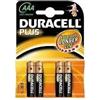 DURACELL BATTERIE BATTERIA MINISTILO DURACELL 4 PZ MN2400 2400 PILE DURACELL PLUS AAA