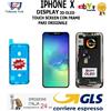 Apple IPHONE X ( 10 ) DISPLAY " OLED " TOUCH SCREEN FRAME PARI ORIGINALE GLS