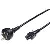 MicroConnect Power Cord China - C5 1.8m Type I to C5, Black