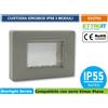 ETTROIT PLACCA COPERTURA STAGNA 3M IDROBOX 3 MODULI IP55 COMPATIBILE SERIE VIMAR PLANA