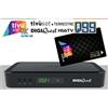 tivùsat Decoder Tivusat 4K UHD Digiquest Q99 COMBO SAT-DVBT con NUOVA scheda merlin 2026