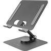 MA-RST, Supporto per Tablet E Convertibile 2In1 Fino a 13", Girevole a 360° + Re