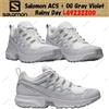 Salomon ACS + OG grigio viola giorno di pioggia L49232200 taglia uomo