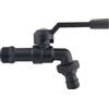Rubinetto per Tubo Da Giardino in Ottone Nero Rubinetti Antigelo per Esterni Con