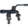 Rubinetto per Tubo Da Giardino in Ottone Nero Rubinetti Antigelo per Esterni Con
