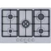 Bosch Serie 4 PGQ7B5K90 , Piano cottura a gas, 75 cm, Acciaio inox