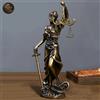 🏛 Statua Decorativa Moderna Dea della Giustizia 19cm ✨ Ornamento da Collezione