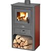 BLIST Stufa a Legna con Vano Portalegna Blist ATENE S Potenza Termica 9 Kw 100 m3 Colo