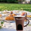 Tazza per Fonduta, Scalda-Fonduta, Cioccolatiera in Ceramica, Cioccolatiera