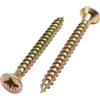 TECFI 50 PZ. VITI VITE ZINCATE GIALLE PER LEGNO TRUCIOLARE 4,5x30 mm