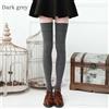 Cotone Calze a Coscia Alta Parigine Giapponese Lolita JK Stile Preppy Massiccio