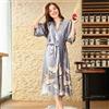 Accappatoio Kimono Donna In Finta Setà Di Seta Pigiama Giapponese