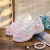 Scarpe Sneakers Traspiranti Da Donna Con Ricamo Floreale In Rete Scarpe Cinesi