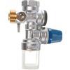 Caleffi 526152 - Gruppo sicurezza caldaia e batteria con valvola di intercettazione e valvola direzionale controllabile, 10 kW, 3/4
