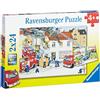 Ravensburger 08851 - dai Pompieri; Puzzle 2 x 24 Pezzi