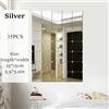 Adesivo Per Muro Quadrato 35PCS 15*15Cm Specchio Acrilico