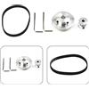 GT2timing Cintura Chiuso Anello 200mm Puleggia Cinghia Con 20 Denti & 60 Denti