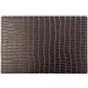 APS tovaglietta ''Croco'', set, tovagliette in plastica, lato inferiore antiscivolo, 30 x 45 cm, marrone