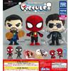 POPSULE Spider-Man No Way Home set completo 5 capsule giocattolo Gacha NUOVO