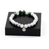 Gioielli Pietre E Minerali. Bracciale Perle Epidote D'Australia + Ematite + Angelite