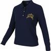 GANT Polo Pique Donna Jumper Ricamato Crown Colletto Polo Blu Logo XL