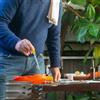 Pompa Aspira Olio Di Aspirazione Dell'olio Strumento Da Cucina Per Barbecue