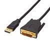 Does not apply Cavo Da Displayport a DVI, Con Connettori Placcati in Oro, Lunghezza 1.8 M, 6 Fe