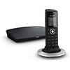 Snom M325 IP-DECT Telefono Cordless VoIP, Base Station M300 e M25 Handset pacchetto, fino a 20 portatili, fino a 5 chiamate contemporanee, 75 ore in standby e 7 ore di conversazione; Nero; 00003955