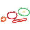 4pcs / set rotondo ovale lana maglia telaio sciarpa scialle maglione fai da te