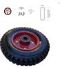 Kmt tools 2 ruote piene carrello carriola ricambio coppia rotelle ruota piena portapacchi