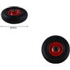 Kmt tools 2 ruote piene carrello carriola ricambio coppia rotelle ruota piena portapacchi