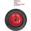 Kmt tools 2 ruote ad aria carrello carriola coppia ricambio ruota pneumatica portapacchi