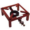 MADE IN ITALY FORNELLONE A Gas 4 Piedi 40x40CM - Fornello - Tipo Pesante - BRUCIATORE in GHISA