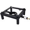 MADE IN ITALY FORNELLONE A Gas 4 Piedi 30x30CM - BRUCIATORE in GHISA fornello Campeggio